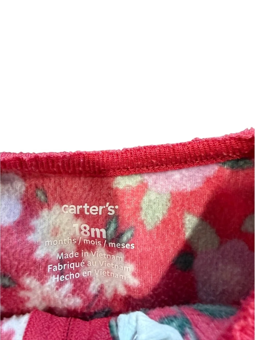 Set of 3 Simple Joys by Carter's 18M Fleece Footed Pajamas for Toddler Girls